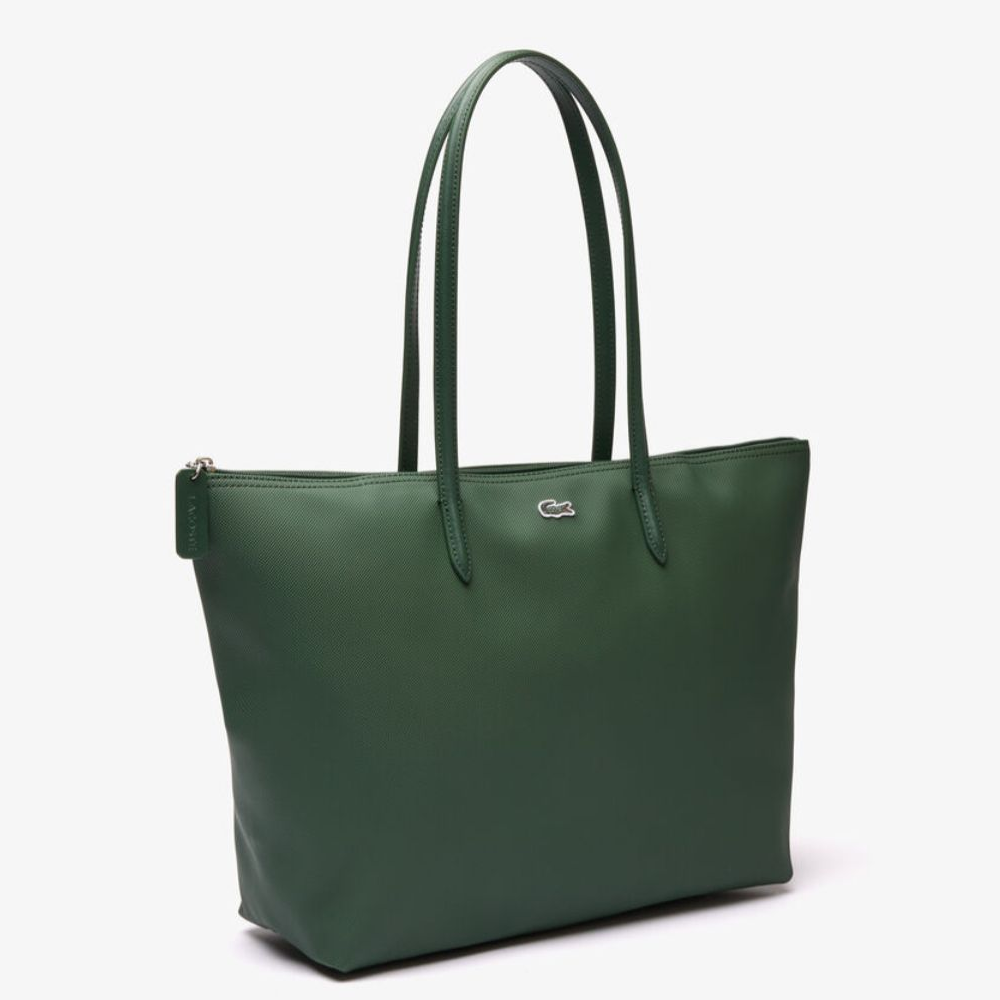 LACOSTE TOTE OLIVE GREEN