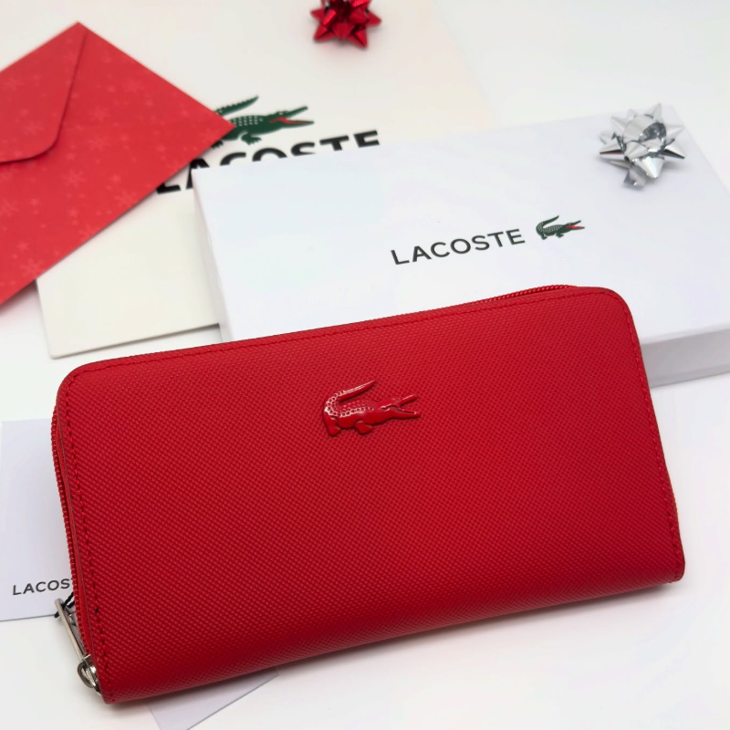 LACOSTE WALLET RED
