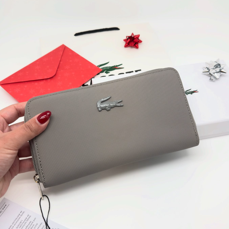LACOSTE WALLET TAUPE