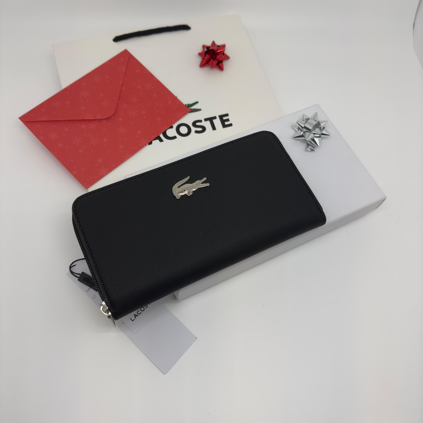 LACOSTE WALLET BLACK