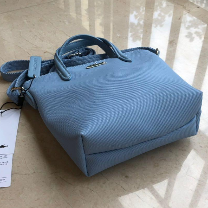 LACOSTE TOTE MINI BABY BLUE