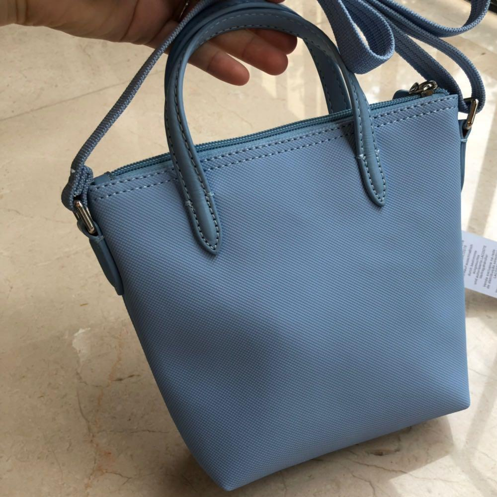 LACOSTE TOTE MINI BABY BLUE