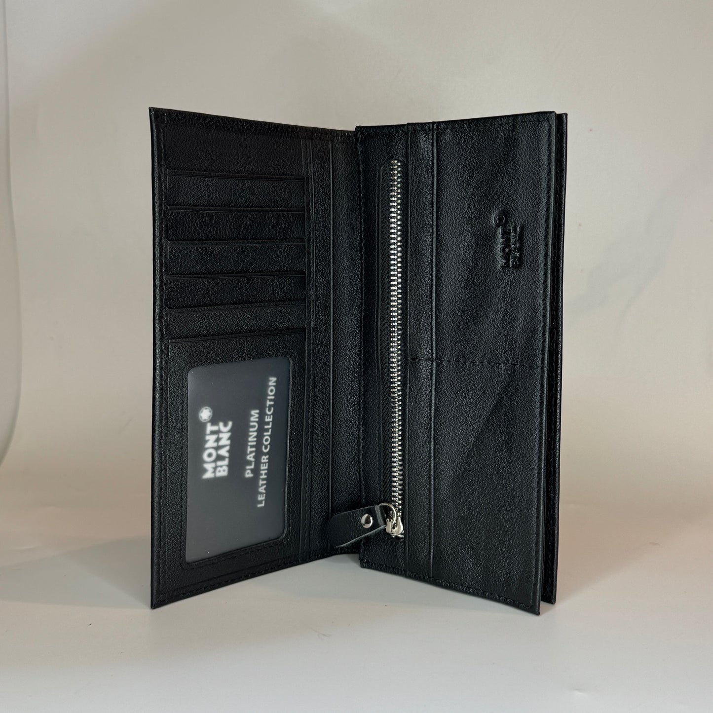 Long leather wallet