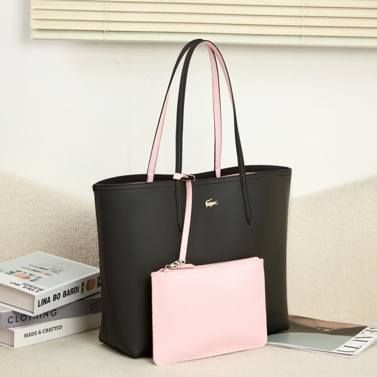 ANNA REVERSIBLE BLACK / PINK